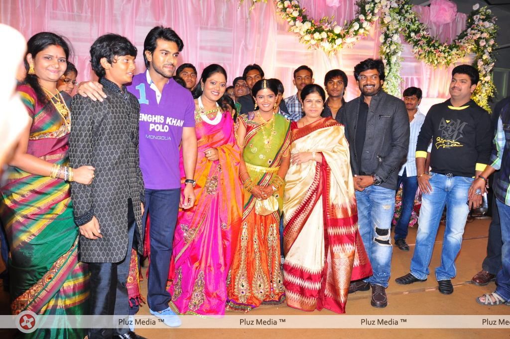 Ram Charan Teja - Puri Jagannadh daughter pavithra saree ceremony - Pictures | Picture 119179